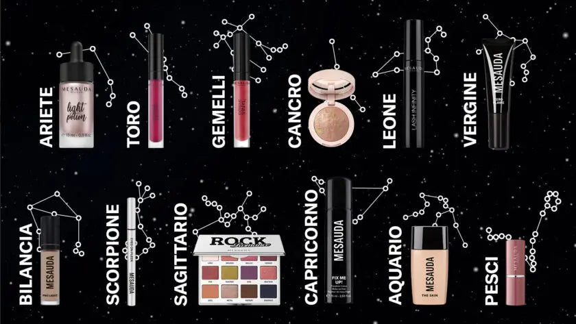 To each zodiac sign its make-up: find out which product is right for you! MESAUDA
