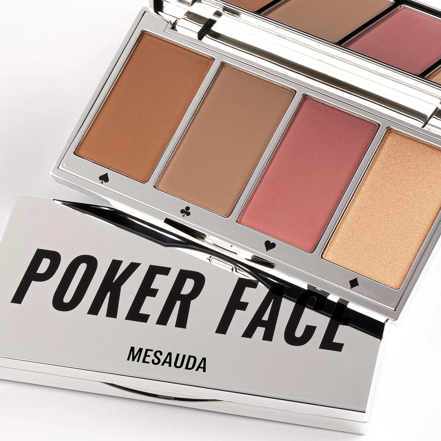 Mesauda - Poker Face - Palette Viso Multiuso - Terre blush illuminante